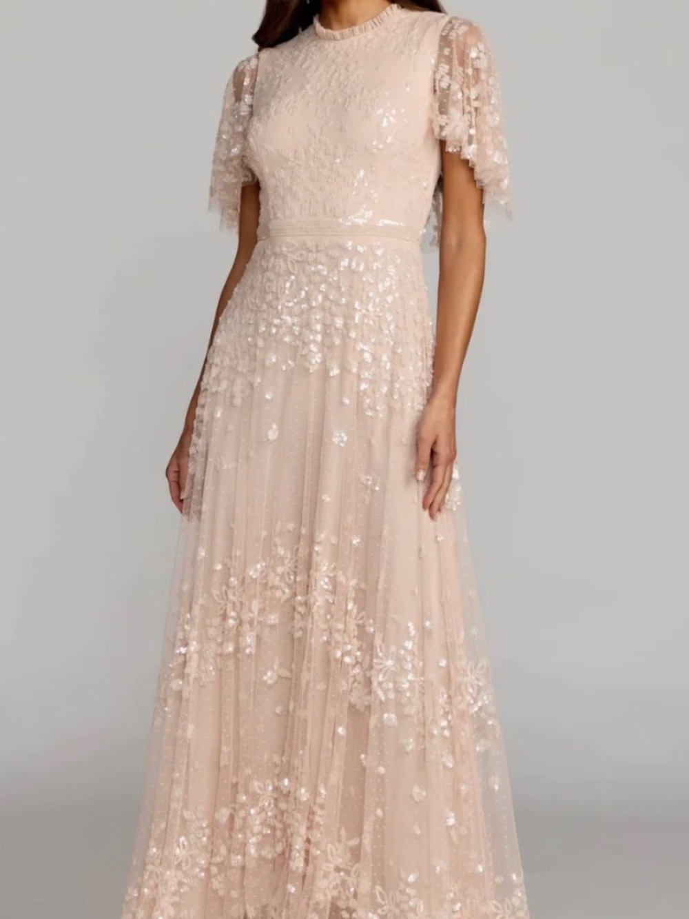MAC DUGGAL blush pink gown